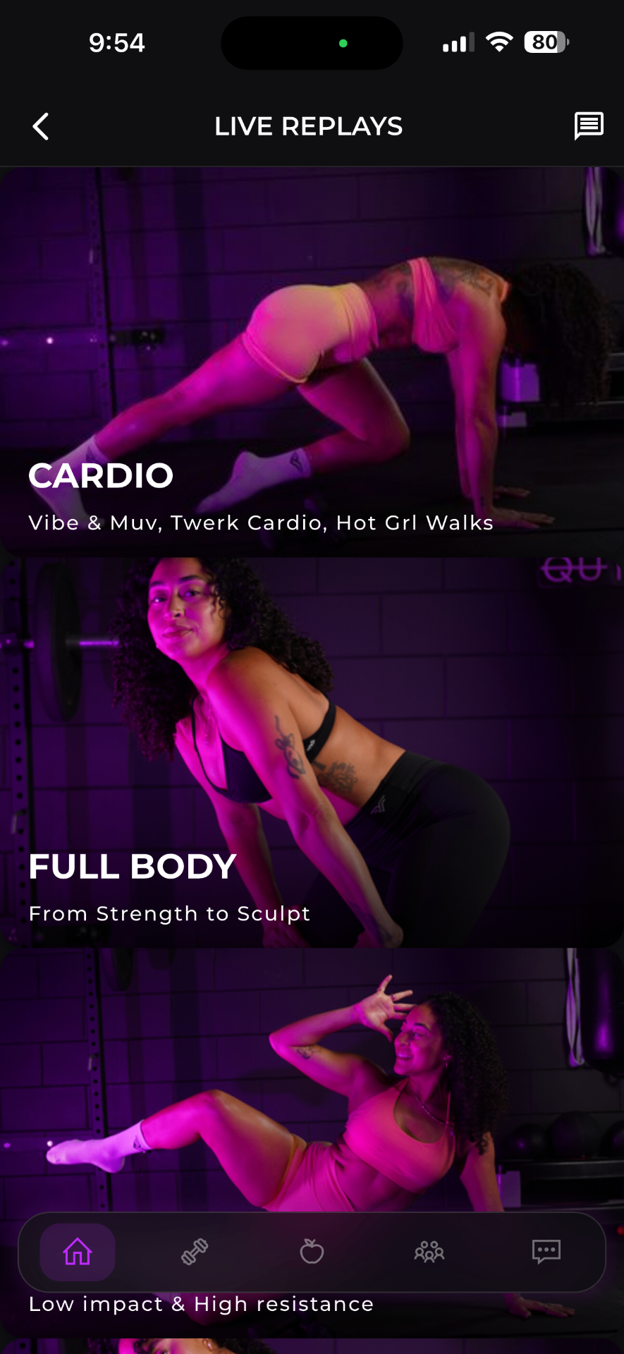 Workout Library